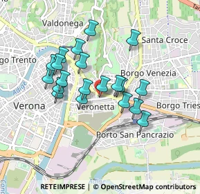 Mappa Veronetta, 37129 Verona VR, Italia (0.739)