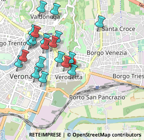 Mappa Veronetta, 37129 Verona VR, Italia (0.99)