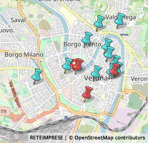 Mappa Vicolo S. Zeno in Oratorio, 37123 Verona VR, Italia (0.86571)