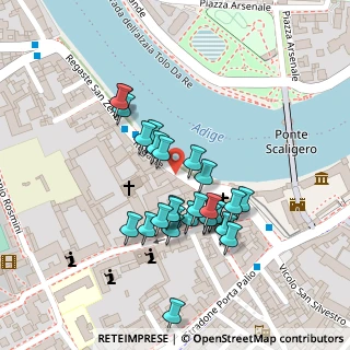 Mappa Vicolo S. Zeno in Oratorio, 37123 Verona VR, Italia (0.08929)