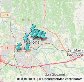 Mappa Via Santa Toscana, 37129 Verona VR, Italia (2.05727)