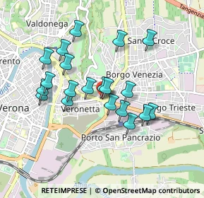 Mappa Via Santa Toscana, 37129 Verona VR, Italia (0.7945)