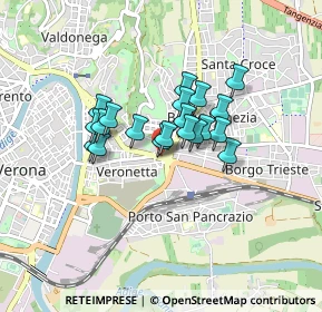 Mappa Via Santa Toscana, 37129 Verona VR, Italia (0.58)