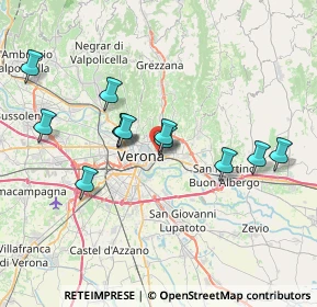 Mappa Via Santa Toscana, 37129 Verona VR, Italia (6.8225)