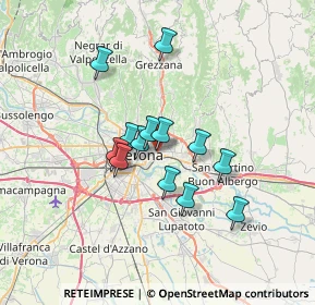 Mappa Via Santa Toscana, 37129 Verona VR, Italia (5.21077)