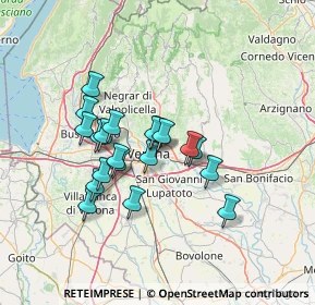 Mappa Via Santa Toscana, 37129 Verona VR, Italia (11.0145)
