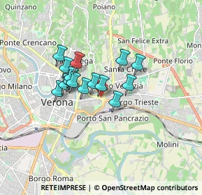 Mappa Via Santa Toscana, 37129 Verona VR, Italia (1.20267)