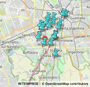 Mappa Via Moncucco, 20143 Milano MI, Italia (1.32474)