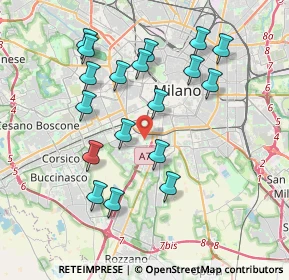 Mappa Via Moncucco, 20143 Milano MI, Italia (3.74667)
