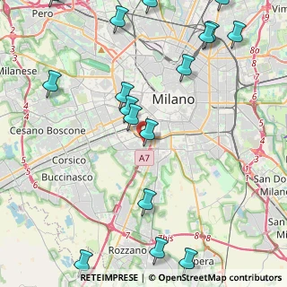 Mappa Via Moncucco, 20143 Milano MI, Italia (6.05833)