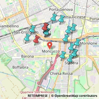 Mappa Via Moncucco, 20143 Milano MI, Italia (0.888)