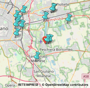 Mappa Canzo, 20068 Peschiera Borromeo MI, Italia (4.49077)