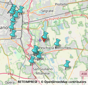 Mappa Canzo, 20068 Peschiera Borromeo MI, Italia (4.94643)