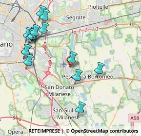 Mappa Canzo, 20068 Peschiera Borromeo MI, Italia (4.60667)