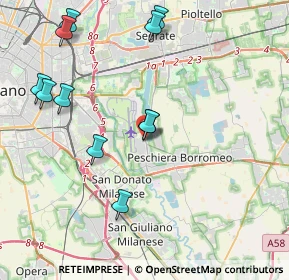 Mappa Canzo, 20068 Peschiera Borromeo MI, Italia (4.44455)