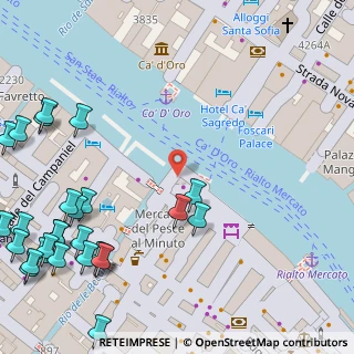 Mappa Calle Prima de la Donzella, 30125 Venezia VE, Italia (0.08889)