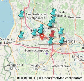 Mappa Centro Comm. LA GRANDE MELA CC LA GRANDE MELA SHOPPINGLAND, 37060 Lugagnano VR, Italia (5.68077)