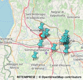 Mappa Centro Comm. LA GRANDE MELA CC LA GRANDE MELA SHOPPINGLAND, 37060 Lugagnano VR, Italia (6.33467)