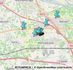 Mappa Centro Comm. LA GRANDE MELA CC LA GRANDE MELA SHOPPINGLAND, 37060 Lugagnano VR, Italia (0.615)