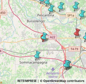 Mappa Centro Comm. LA GRANDE MELA CC LA GRANDE MELA SHOPPINGLAND, 37060 Lugagnano VR, Italia (6.74632)