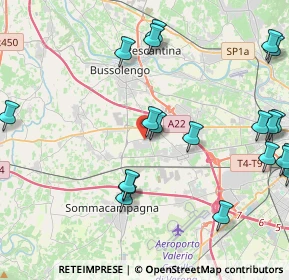 Mappa Centro Comm. LA GRANDE MELA CC LA GRANDE MELA SHOPPINGLAND, 37060 Lugagnano VR, Italia (5.2905)
