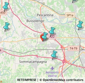 Mappa Centro Comm. LA GRANDE MELA CC LA GRANDE MELA SHOPPINGLAND, 37060 Lugagnano VR, Italia (6.71636)