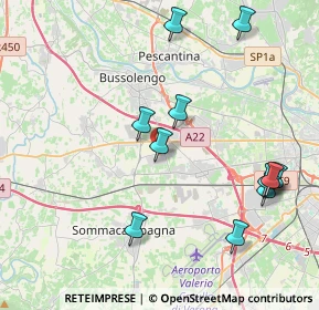 Mappa Centro Comm. LA GRANDE MELA CC LA GRANDE MELA SHOPPINGLAND, 37060 Lugagnano VR, Italia (4.47917)