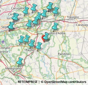 Mappa Via Giuseppe Verdi, 26833 Comazzo LO, Italia (8.871)