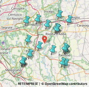 Mappa Via Giuseppe Verdi, 26833 Comazzo LO, Italia (7.844)