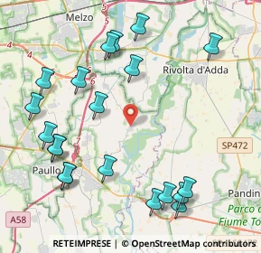 Mappa Via Giuseppe Verdi, 26833 Comazzo LO, Italia (4.928)