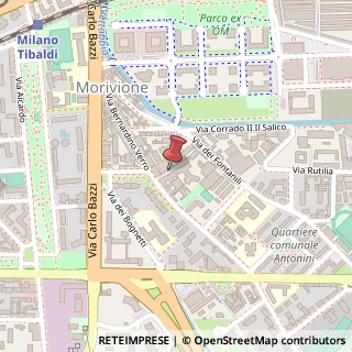 Mappa Via Bernardino Verro,  7, 20141 Milano, Milano (Lombardia)
