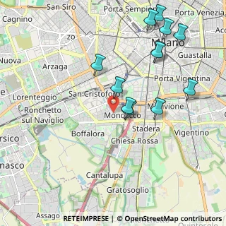 Mappa Via Santander, 20143 Milano MI, Italia (2.1875)