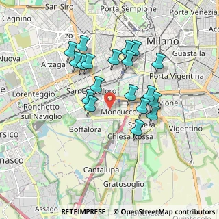 Mappa Via Santander, 20143 Milano MI, Italia (1.60632)