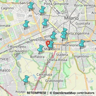 Mappa Via Santander, 20143 Milano MI, Italia (2.07455)