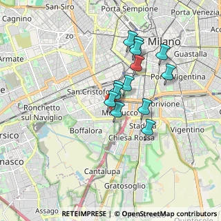 Mappa Via Santander, 20143 Milano MI, Italia (1.38231)