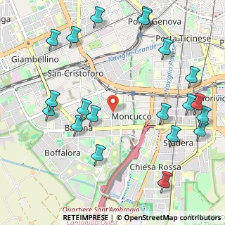 Mappa Via Santander, 20143 Milano MI, Italia (1.351)