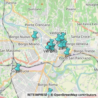 Mappa Vicolo Chiodo, 37121 Verona VR, Italia (1.44)