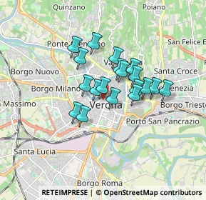 Mappa Vicolo Chiodo, 37121 Verona VR, Italia (1.20053)