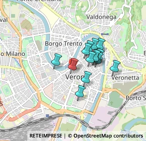 Mappa Vicolo Chiodo, 37121 Verona VR, Italia (0.58)