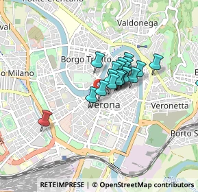 Mappa Vicolo Chiodo, 37121 Verona VR, Italia (0.572)