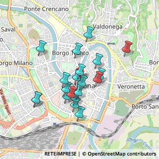 Mappa Vicolo Chiodo, 37121 Verona VR, Italia (0.7535)