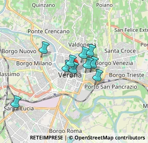 Mappa Via S. Nicolò, 37121 Verona VR, Italia (1.41364)