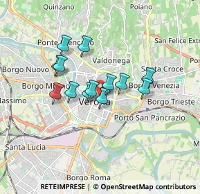 Mappa Via S. Nicolò, 37121 Verona VR, Italia (1.28077)
