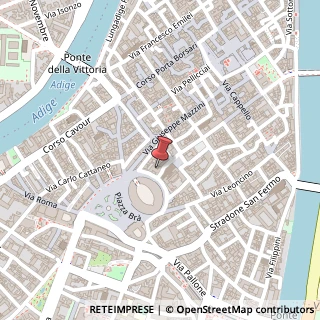 Mappa Via Anfiteatro, 14, 37121 Verona, Verona (Veneto)