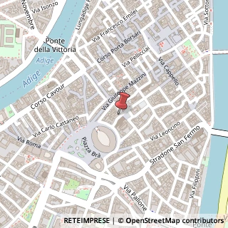 Mappa Via Anfiteatro, 10, 37121 Verona, Verona (Veneto)