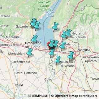 Mappa Via Milano, 37019 Peschiera del Garda VR, Italia (10.951)