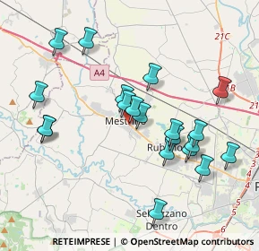 Mappa Via Giuseppe Garibaldi, 35035 Mestrino PD, Italia (3.823)