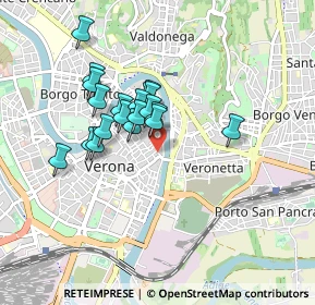 Mappa Via Leoni, 37121 Verona VR, Italia (0.6895)