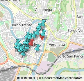 Mappa Via Leoni, 37121 Verona VR, Italia (0.827)