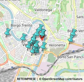 Mappa Via Leoni, 37121 Verona VR, Italia (0.69412)